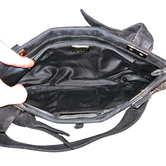 Vintage Rare Stewart Weitzman Made In Spain 100% Wool Shoulder Bag Authentic - Picture 7 of 9